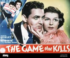 THE GAME THAT KILLS, Charles Quigley, Rita Hayworth, 1937 Stock Photo