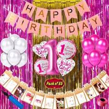 If you have area rugs, consider removing them from the room as well. Shopperskart Baby Girl First 1st Happy Birthday Room Wall Party Decorations Combo Kit Pack Pink Color Theme Price In India Buy Shopperskart Baby Girl First 1st Happy Birthday Room Wall Party Decorations Combo Kit Pack Pink Color