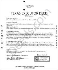 Republic wireless requires an official letter of appointment of executorship. Texas Executor Deed Forms Deeds Com