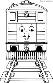 More than 14,000 coloring pages. Toby Brown Tram Engine Coloring Page Coloringall