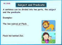 English Grammar With Bengali Subject And And Predicate Predicates English Grammar Subject And Predicate