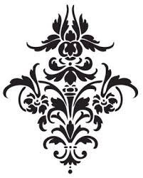 Black And White Wall Stencil Designs Pefect Stencil Damask Stencil Designs Damask Stencil Stencils Wall