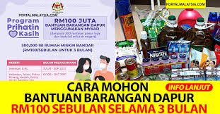 Bantuan rm3,000 kepada peniaga kecil yang tidak sempat. Cara Mohon Bantuan Barangan Dapur Rm100 Sebulan Selama 3 Bulan