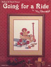 This cross stitch was hand stitched by me using dmc embroidery floss. Going For A Ride Counted Cross Stitch Pattern