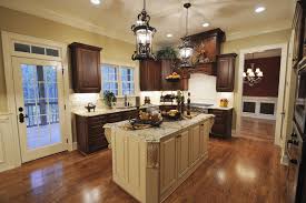 Dark Kitchen Cabinets With Light Colored Island In 2020