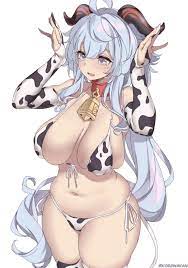 Ganyu In A Cow Bikini - Hentai | HentaiPicsHub.com