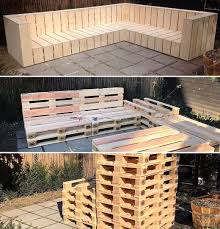 Diy Wooden Pallets Garden L Shaped Couch Palletfurniture Diy Pallet Couch Diy Pallet Furniture Diy Pallet Projects