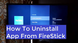 Step 5 on clicking the application name to be removed from the firestick you. Uninstall App From Amazon Fire Stick Youtube