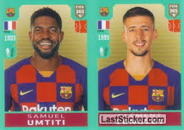 Throughout umtiti's injury, lenglet has done his best to keep people from noticing the huge absence. Sticker 89 Samuel Umtiti Clement Lenglet Panini Fifa 365 2020 442 Stickers Version Laststicker Com