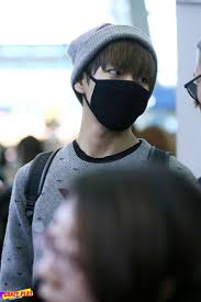 Image Result For V Bts Glasses Mask Kim Taehyung Black Fashion Mask
