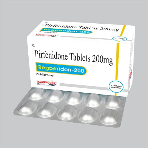 Pirfenidone 200 mg Tablet | Regperidon-200
