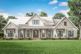 These look great from the first and second floor. Modern Farmhouse Plans Architectural Designs