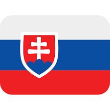 The used colors in the flag are blue, red, white. Flag Slovakia Emoji