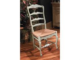 To go with the contrasting appeal of french décor, consider a rustic, pedestal. Habersham New Country French Dining Side Chair With Rush Seat Ha435038