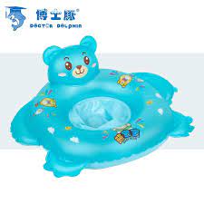 doctor dolphin new design baby inflatable seat security swimming pool neck float swimming ring baby swimming baby design dolphins