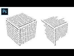 3d Cube Text Effect Photoshop Tutorial Youtube Photoshop Tutorial Typography Photoshop Tutorial Photoshop Tutorial Text