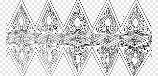 Karna semakin hitam pensil, maka. Sketsa Seni Motif Bali Rumah Gadang Sudut Tekstil Png Pngegg