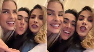 Yasmin Brunet compartilha reencontro com Wanessa e Giovanna: 'Amor'