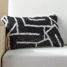 With the right patio pillows, you can evoke a feeling of comfort and style, making your deck, patio or front porch the place to sit back and relax. Free Shipping Shop 20 X12 Maze Outdoor Blue And White Pillow White Lines Course And Turn In Modern Accent Pillow Black And White Pillows Hand Woven Pillows