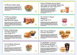 The first and foremost attribute to mcdonalds' exceptional reputation in the f&b industry is its economical price for a complete meal menu. Go Ahead Indulge In Your Guilty Pleasure Mcdonald S Coupons For Their Healthier Options Mcdonalds Coupons Free Printable Coupons Real Fruit Smoothies