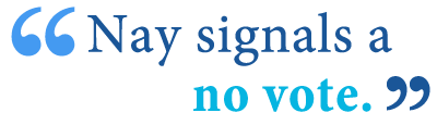 It's yea both for voting (yea or nay) and as an exclamation (yea!). Yay Or Nay What S The Difference Writing Explained