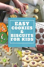 Easy Cookies And Biscuits For Kids Easy Biscuit Recipe Easy Cookies Easy No Bake Cookies