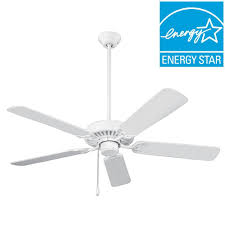 Nutone Standard Series 52 In Oil Rubbed Bronze Ceiling Fan Cfs52rb Bronze Ceiling Fan Ceiling Fan White Ceiling