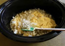 Pour in milk and whisk to prevent clumping. Crockpot Potato Soup Recipe The Girl Who Ate Everything