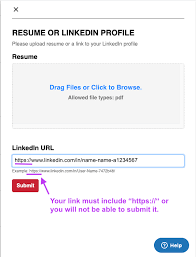 Why Am I Seeing An Error When I Submit My Linkedin Profile Link I See This Error Message Linkedin Url Must Be A Valid Url Mit Bootcamps