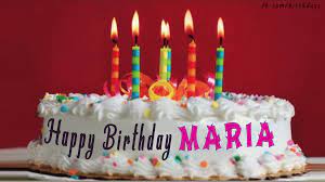 If you forget the birthday cake or candles, this application is for you. Happy Birthday Maria Images Gif
