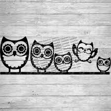 Download Owl Family Svg Eps Png Files Digital Download Files For Cricut Silhouette Cameo And More