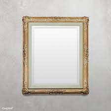 Download Premium Psd Of Vintage Rectangle Gold Picture Frame Mockup Gold Picture Frames Frame Mockups Vintage Picture Frames