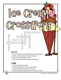 This crossword clue was last seen today on daily themed crossword puzzle. Ice Cream Printable Crossword Puzzle Answer Key Woo Jr Kids Activities Ice Cream Party Games Printable Crossword Puzzles Ice Cream Party