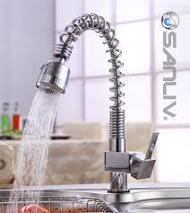pullout spray kitchen sink faucets