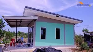 บ านโมเด ร นงบน อย 1 ห องนอน 1 ห องน ำ งบก อสร าง 87 000 บาท thai let s go บ านหล งเล ก ร ปแบบบ าน บ าน