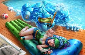 Maybe you would like to learn more about one of these? Blue And Green Abstract Painting Zac League Of Legends Riven League Of Legends Pool Party League Of Legends Hd Wallpaper Wallpaper Flare