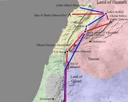 Image of Canaan map
