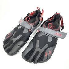 Fila Mens Skele Toes Ez Slide Black Scuba Running Shoes 10
