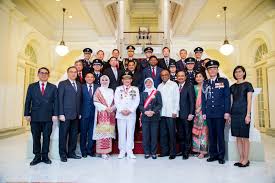 The President Of Singapore Halimah Yacob On 15 January 2020 At The Istana Singapore