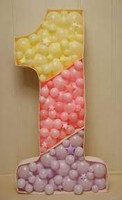 Como Hacer Numeros Con Globos Usando La Tecnica Mosaico