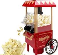 Hot Air Popcorn Machine, Popcorn Maker, 1200W Home Electric Popcorn Popper with Kernel Measuring Scoop, Healthy Oil-Free & BPA-Free for Home, Birthday ...