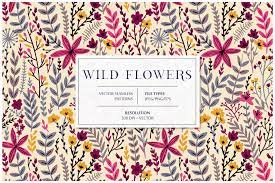 3018) beauty pink, 1 ball of (no. Wild Flowers Pattern On Behance