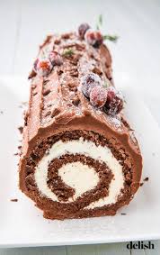 This Is The Easiest Dreamiest Buche De Noel Ever Recipe Cake Roll Recipes Holiday Desserts Holiday Baking