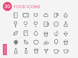 30 Foods Icons Free Icon Set Free Icon Set Free Icons Food Icons