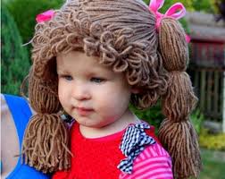 Crochet Cabbage Patch Wig/hat. Halloween Costume. Made to Order