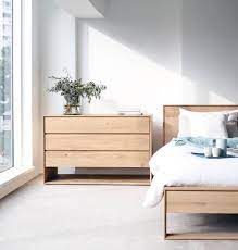 Oak Bed Frame Nordic Bed Australia Size Oak Bed Frame Bed Furniture Design Minimalist Bed