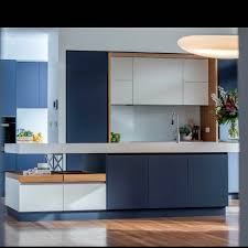 Since it's more of a want than a need. Capital Veneering Prediction Blue Will Be The New Black Fingerprints Don T Show Up On These Dark Blue Kitchen Cabinets In Our Latest Home The Fenix Ntm Matt Laminate From Nover