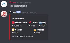Invite the bot to your discord server using the bot link. Minecraft Server Status Check Every Minecraft Server Status With Your Discord Bot Spigotmc High Performance Minecraft