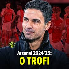 Arsenal RESMI puasa gelar di musim 2024/25 ❌ Premier League: peringkat 2,  terpaut 15 poin dari Liverpool. ❌ UCL: tersingkir di semi-final, oleh PSG ❌  FA Cup: tersingkir di 64 besar, oleh