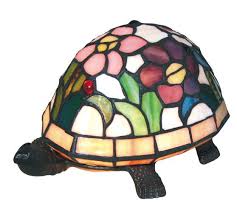 This is a beautiful lamp that will bring a sense of vintage sophistication to any room. Rose Turtle Leadlight Lamp